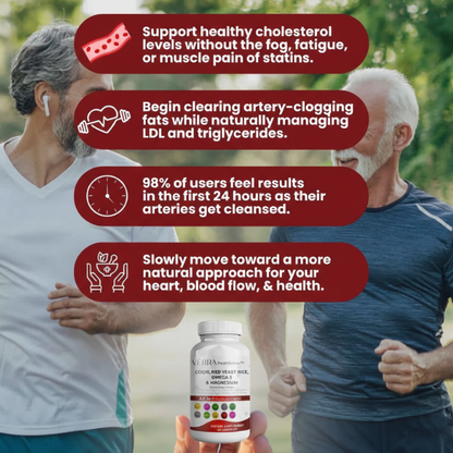 Red Yeast Natural Cholesterol & Heart Support