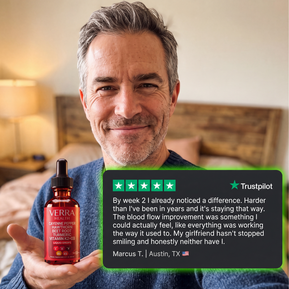 Cayenne Pepper Drops for Blood Flow, Circulation & Male Performance