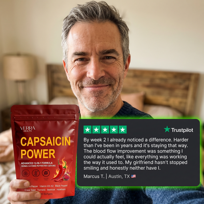 Capsaicin Power Soft Gels For Erectile Dysfunction