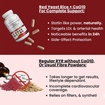 Red Yeast Natural Cholesterol & Heart Support