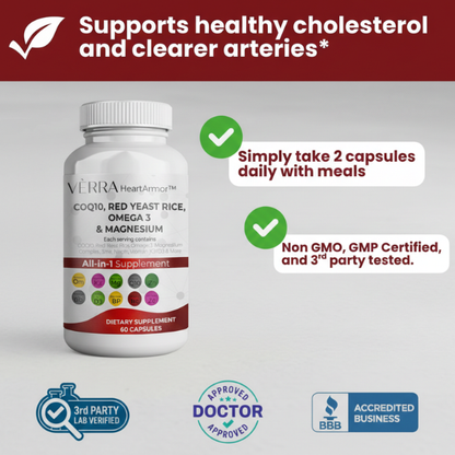 Red Yeast Natural Cholesterol & Heart Support